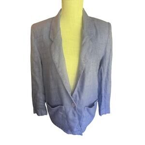 Vintage H Simon & Co. Purple Blazer Single Button Women's Size L